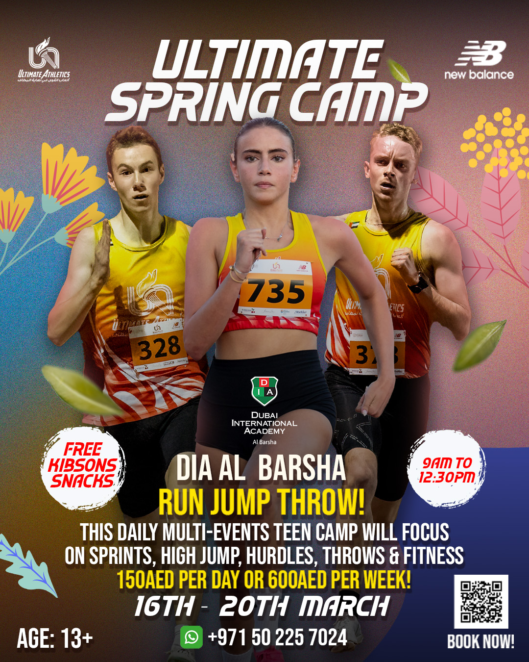 spring camp 7to12 teen dia